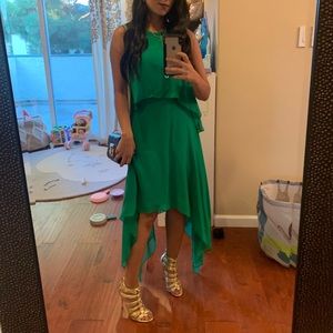 Bcbg maxazria assymetrical high low dress